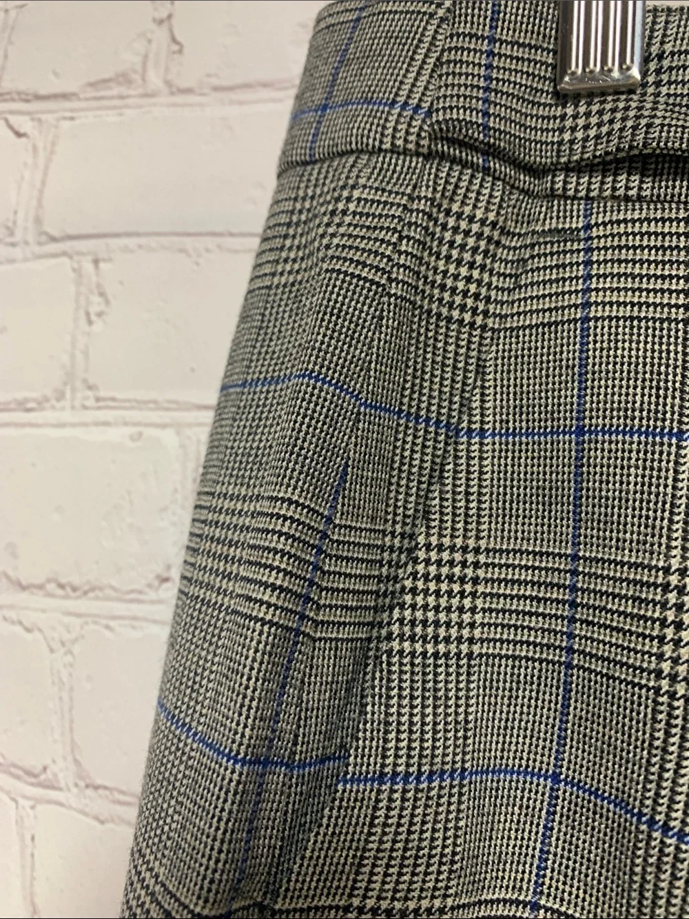 NEW J. Crew Plaid Lightweight Wool Gaucho Wide Leg Crop Trousers Pants Size 8​